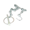 S.146 Round Linch Pin, Chain & Hook Assembly, Pin 6mm for