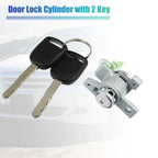 Front Left Door Lock Cylinder with 2 Keys for Honda Odyssey (2005-2010)