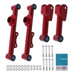 4X Rear Upper Lower Tubular Control Arms Poly Bushing for Ford Mustang (1979–2004)