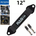 Set of 2 Limit Straps for Hot Racing Shock Suspension 12" Black Webbing