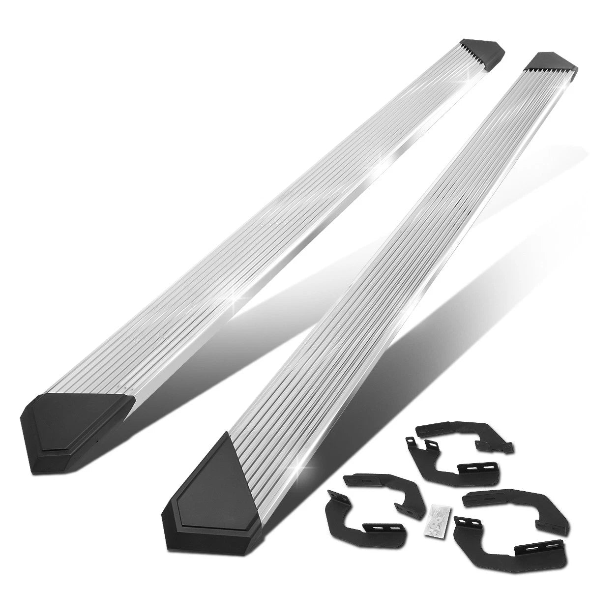 Set of 2 Stainless Steel Running Boards for Tacoma Double Cab (2005–2022)