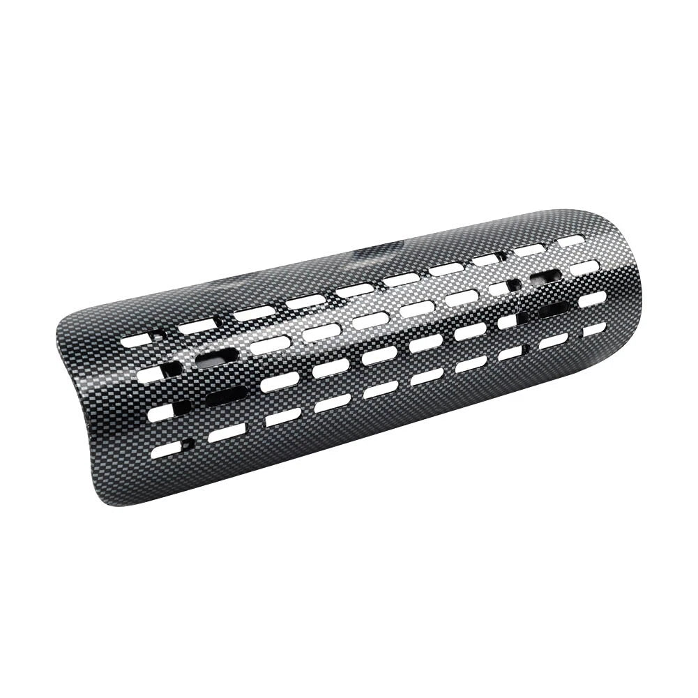 Curved Exhaust Muffler Pipe Heat Shield Cover for Motorcycle
