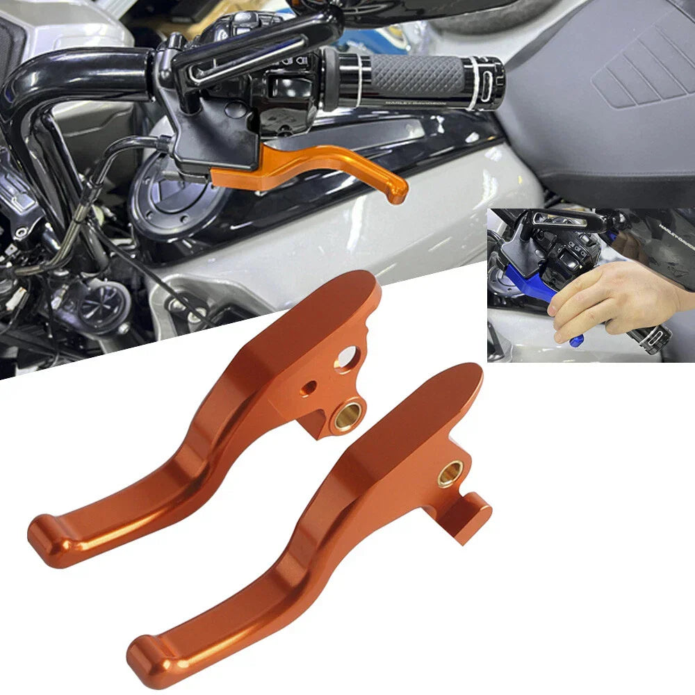 Brake Clutch Lever Pair for Harley Softail Slim, Street Bob, Low Rider (2018-2023)