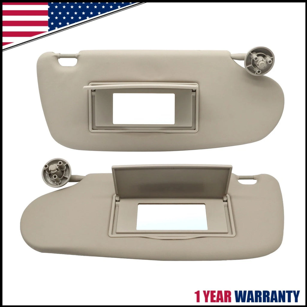 Pair Sun Visor Set for Dodge Ram 1500 2500 3500 (2002–2009)