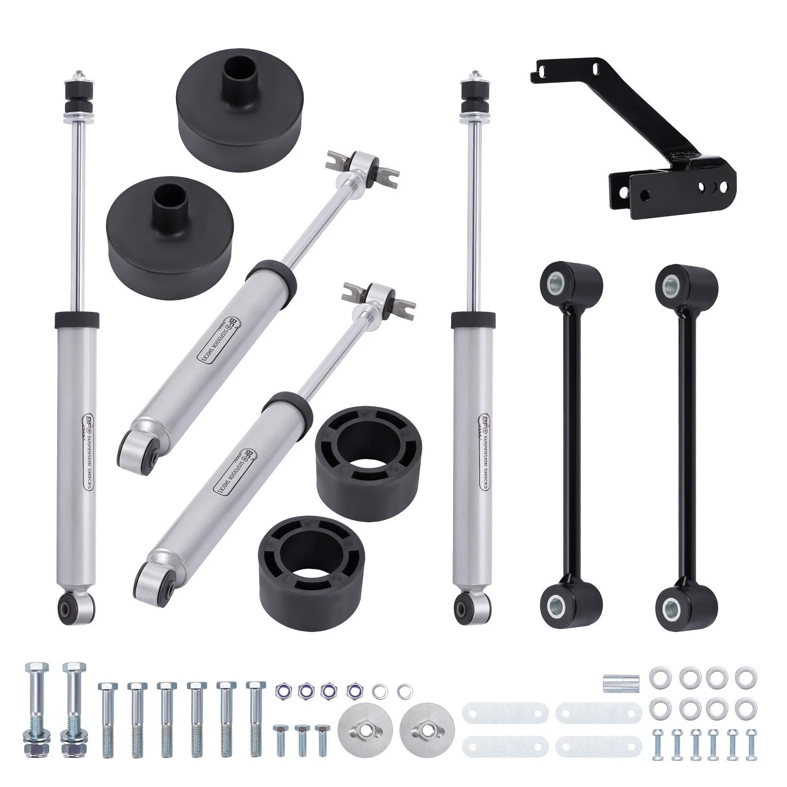 2.5" Suspension Lift Kit with Shocks for Jeep Wrangler JK (2007–2018)