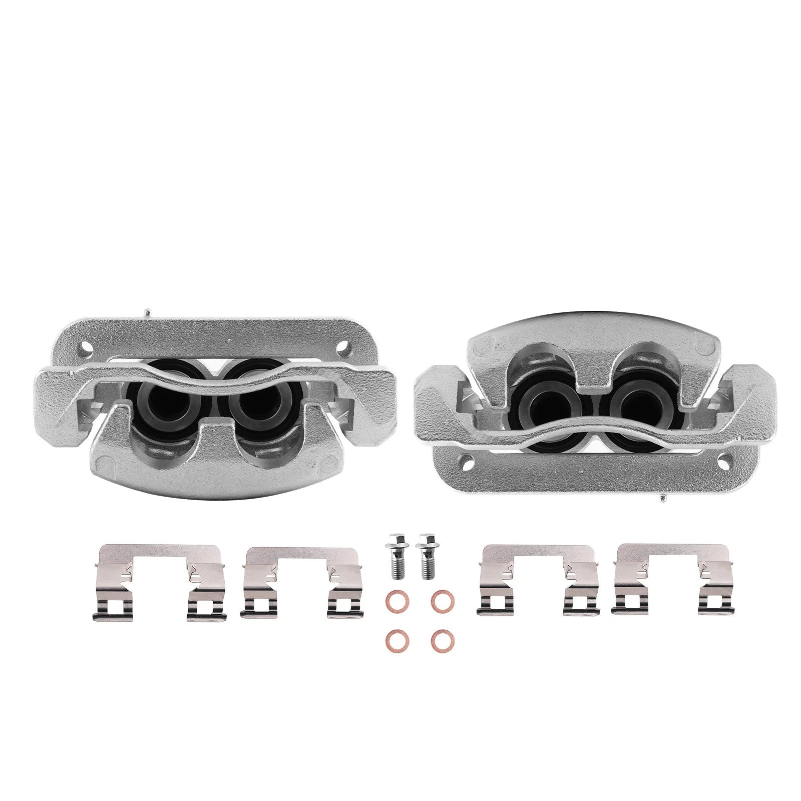 Front Left & Right Brake Caliper w/ Bracket for Chevrolet Silverado 1500 (2008–2018) 18FR2660