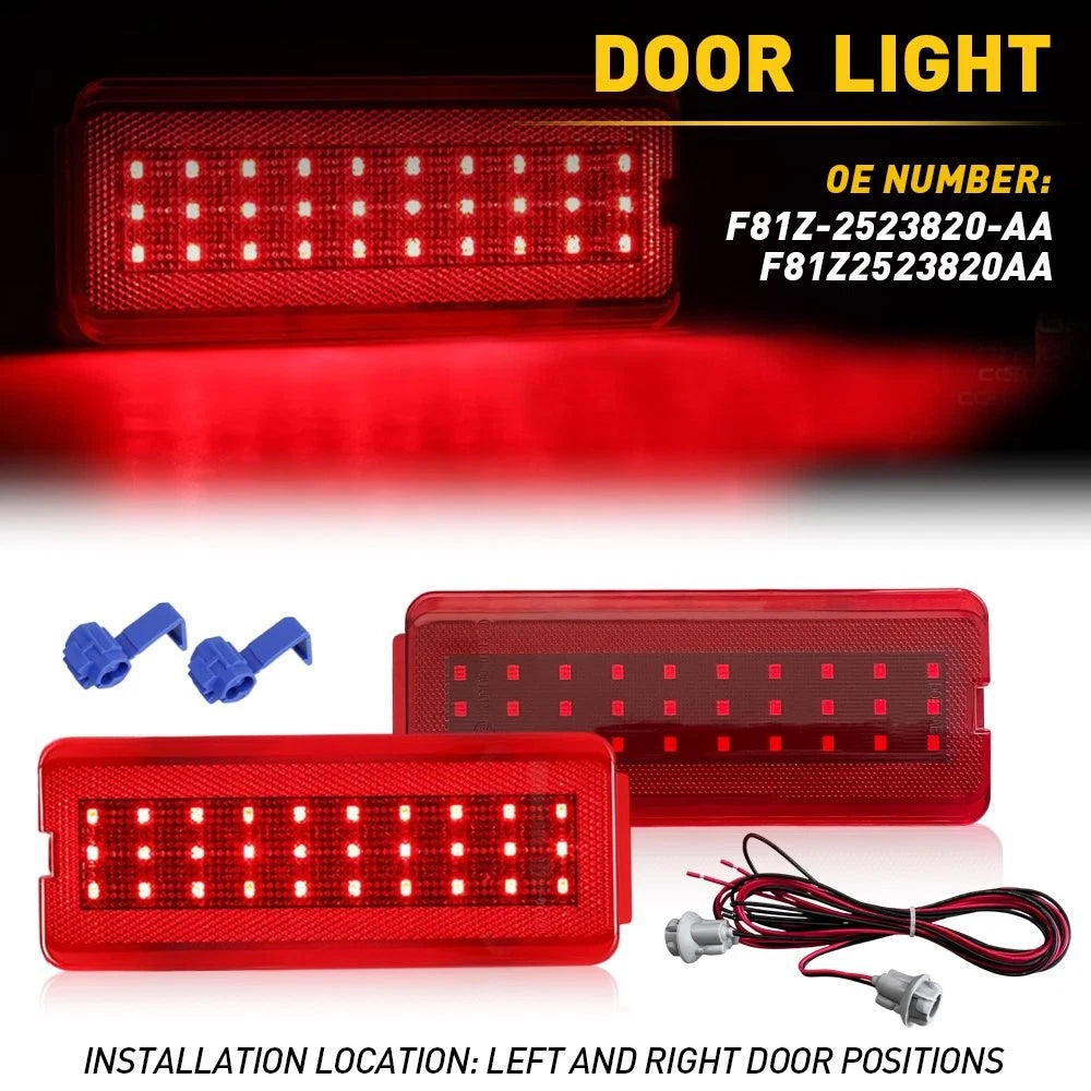 LED Waterproof Interior Door Panel Light for Ford F450 Super Duty (1999–2007)
