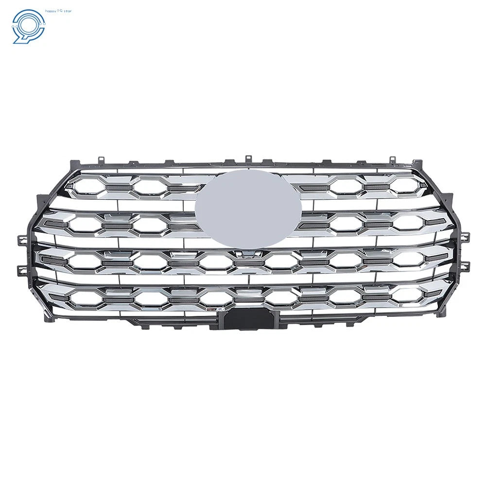 Chrome Front Upper Mesh Grille for Toyota Tundra (2022–2023)
