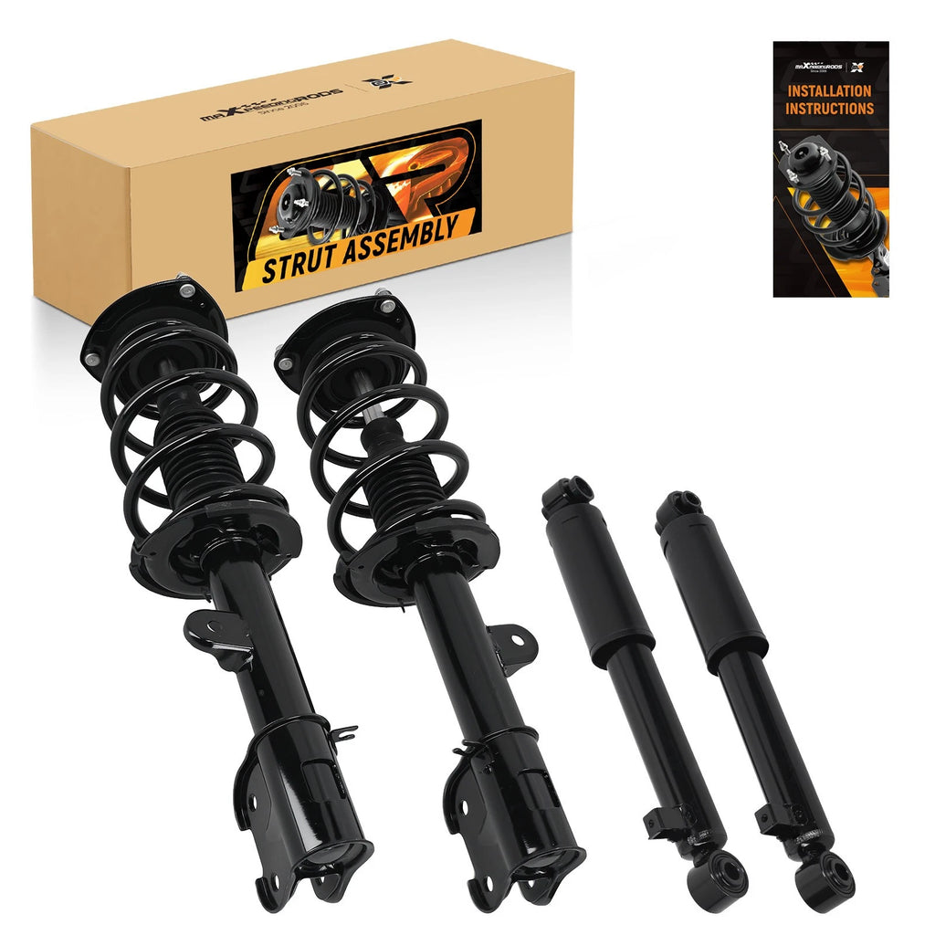 4X Suspension Rear Front Struts Assembly for Kia Sorento 2011-2013 2.4L 3.5L