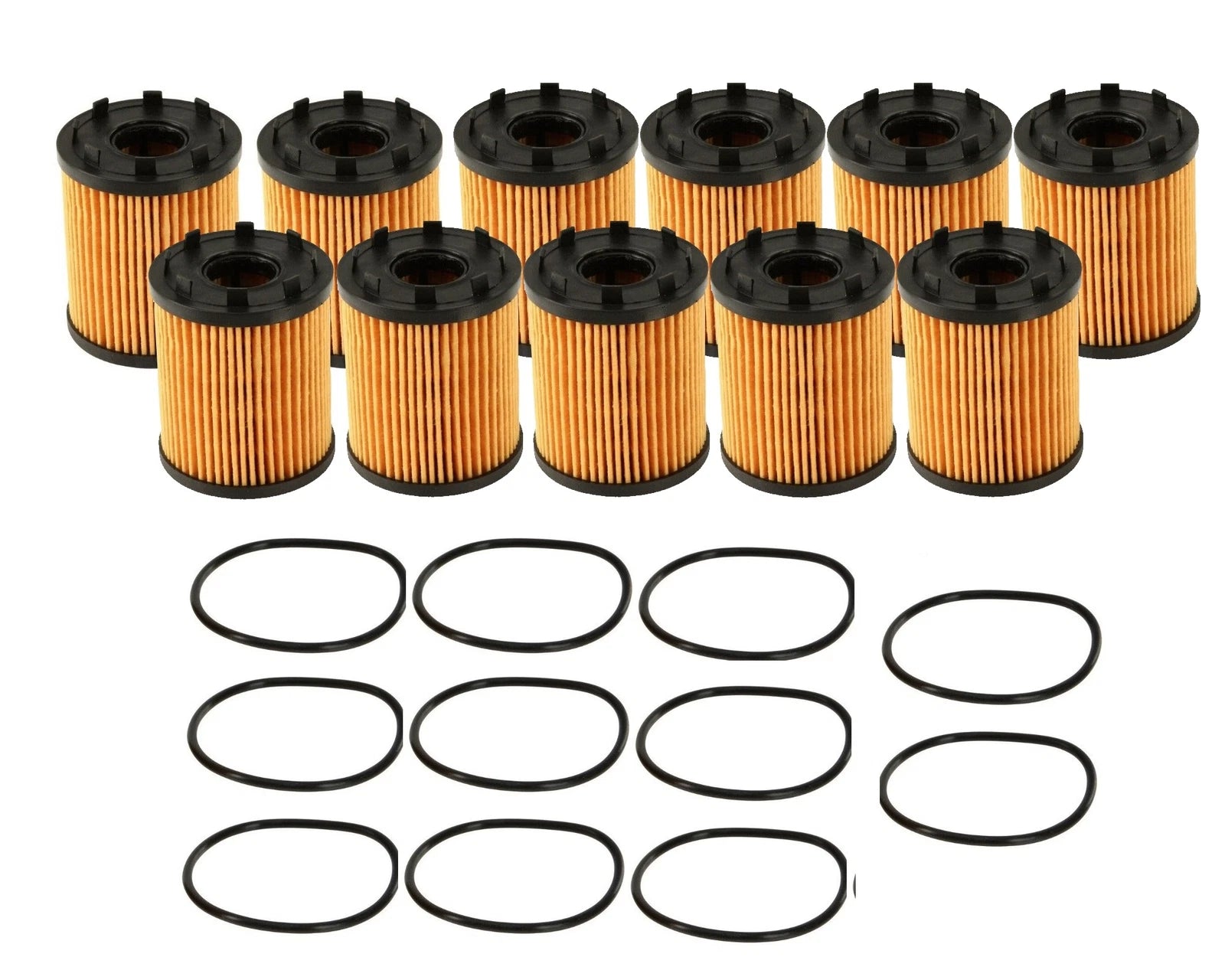 Set of 11 Engine Oil Filters for Dodge Fiat Jeep 1.4L L4 GAS (OEM)