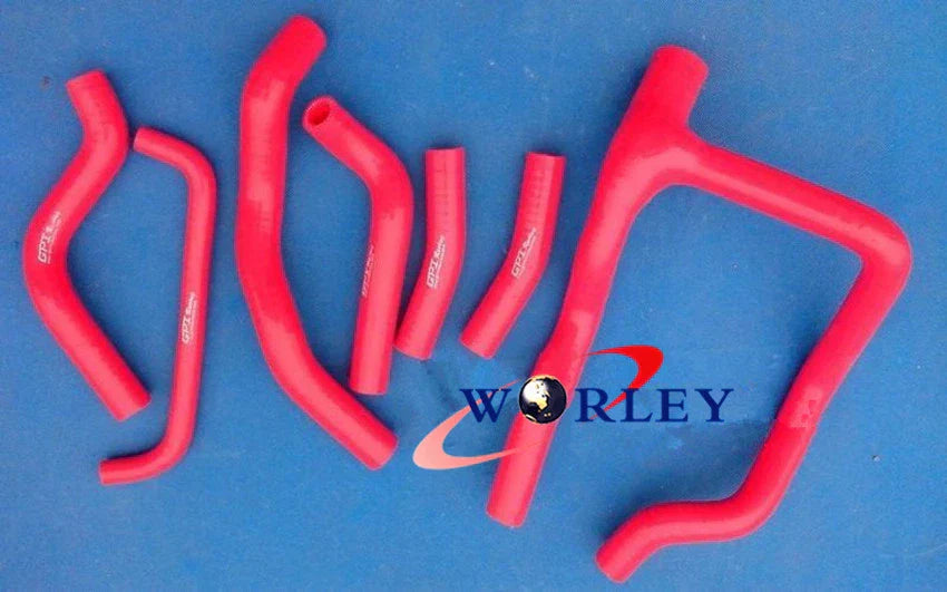 Red Silicone Radiator Hose for Honda XRV750 Africa Twin (1990-2003)