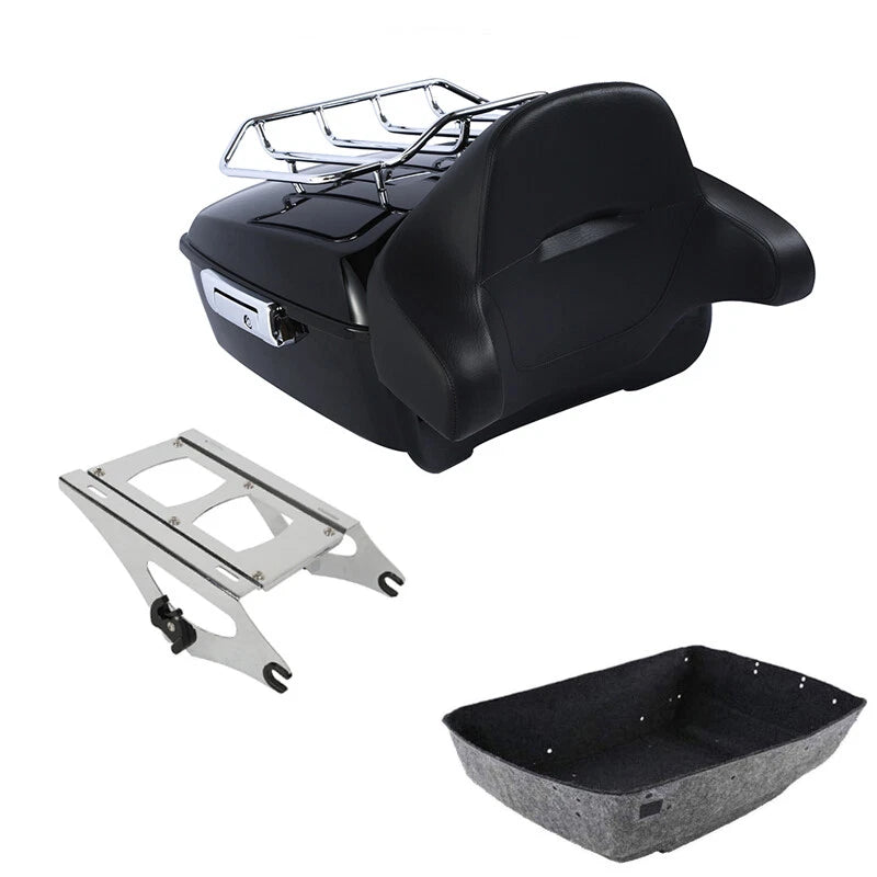 Trunk Rack Backrest for Harley Touring Road King Glide (2014–2026)