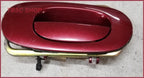 Rear Left Door Handle for Jaguar XJR XJ6 XJ12 (1995–1997) Red
