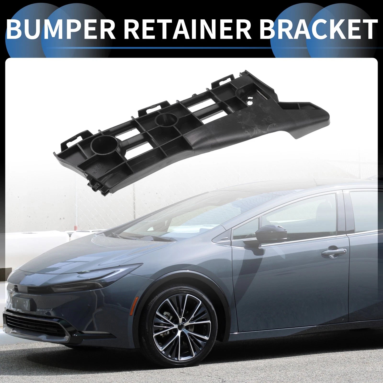 1pc Right Front Bumper Retainer Bracket No. 5211547020 for Toyota Prius (2010–2015)