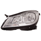 Replacement Chrome Driver Side Halogen Headlight Assembly w/o Cornering Lamps