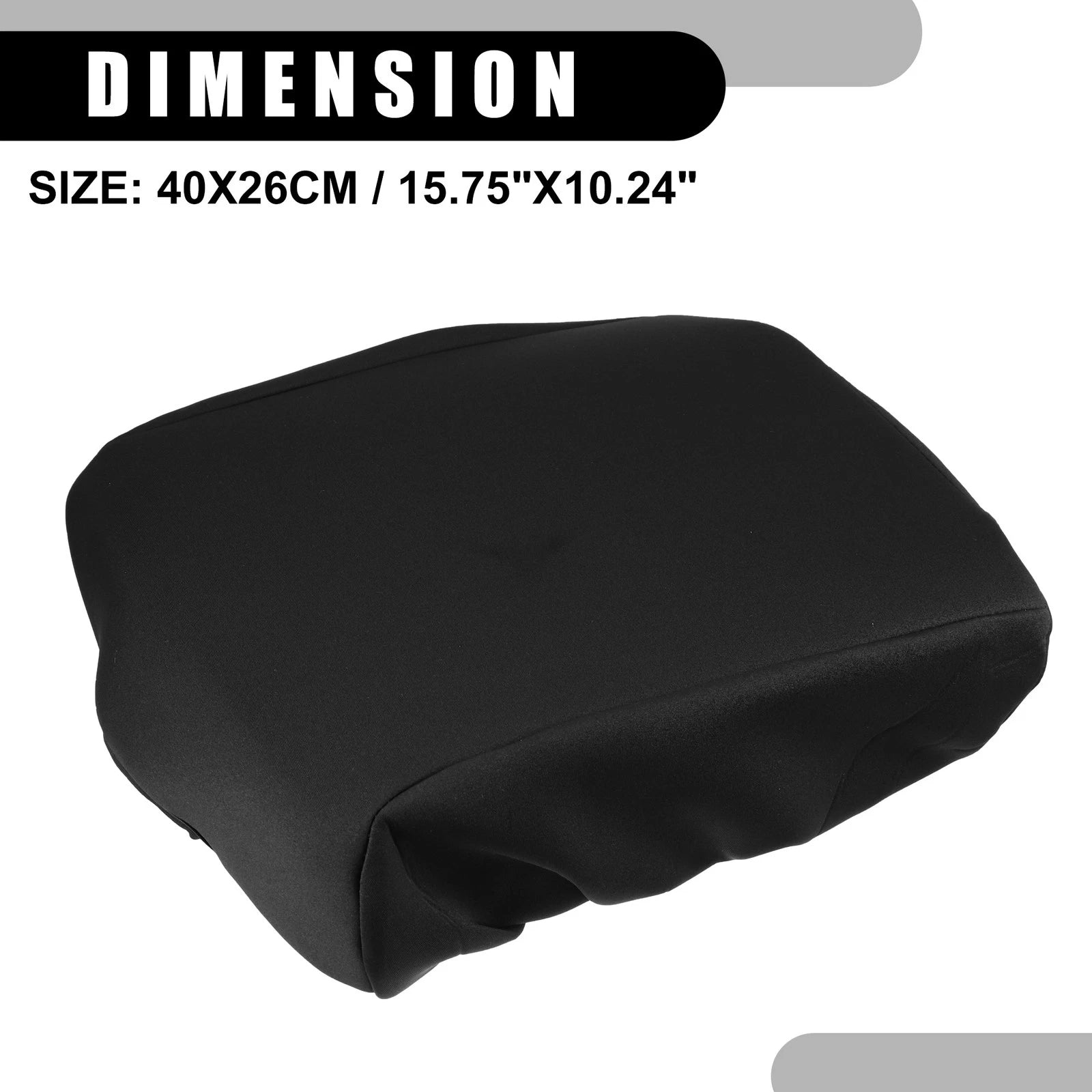 Center Console Seat Armrest Cover for Ford F-150 (2021–2023) Black