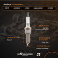 Iridium Spark Plug for Hyundai Elantra (2011) LZKR6AIX 92873 93815 L4 1.8L