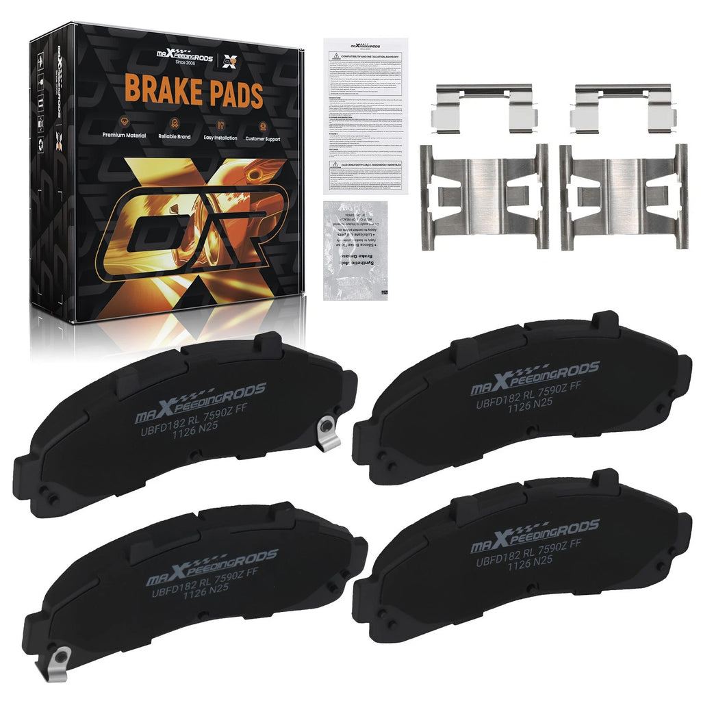 Set of 4 Front Ceramic Brake Pads for Mazda B2300/B3000 (1995–2003)
