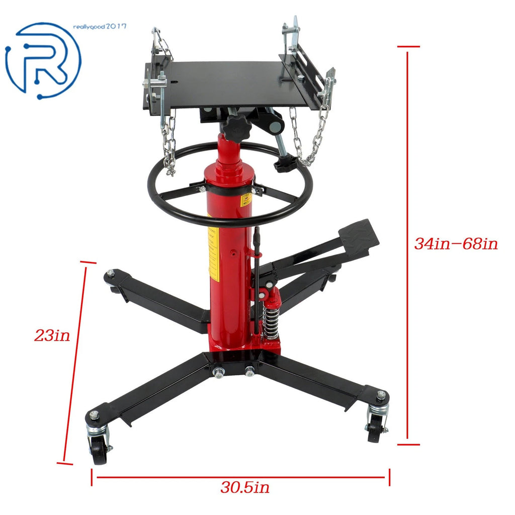 2 Stage Hydraulic Transmission Floor Jack for Universal Use (360 Swivel Wheel)
