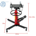 2 Stage Hydraulic Transmission Floor Jack for Universal Use (360 Swivel Wheel)