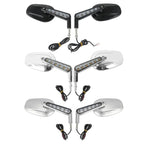 Rearview Mirrors LED Turn Signals for Harley VRSCF VRod (2009 - 2017)
