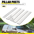 6Pc Stainless Steel Chrome Pillar Post Trim for Lincoln Navigator (1997–2017)