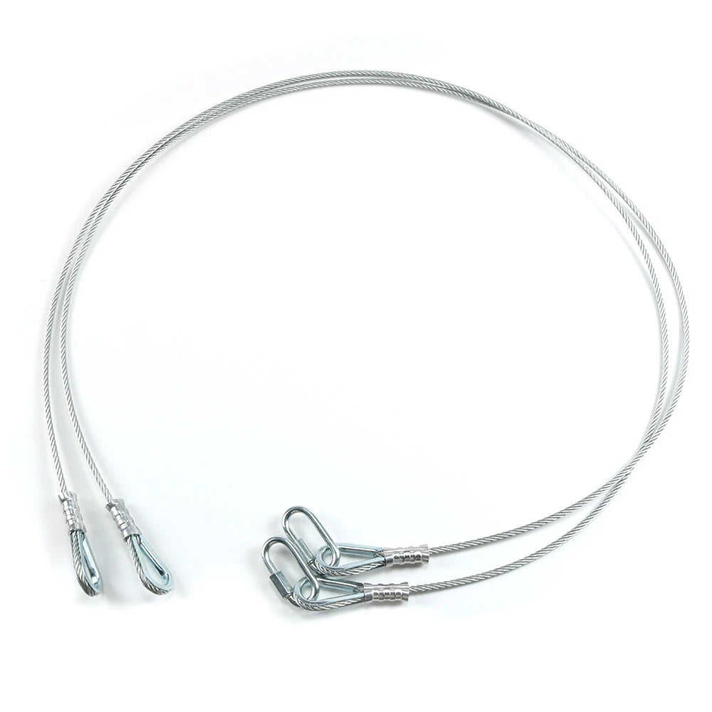 2X Cables for Trailer Gate Lift with EZ Spring Clips 125542