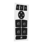 Auto Window Switch Button Repair Sticker Decal for Mercedes Benz (2007–2014)