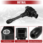 Set of 6 Ignition Coil Packs for Nissan 370Z (2009–2019) 766549136135