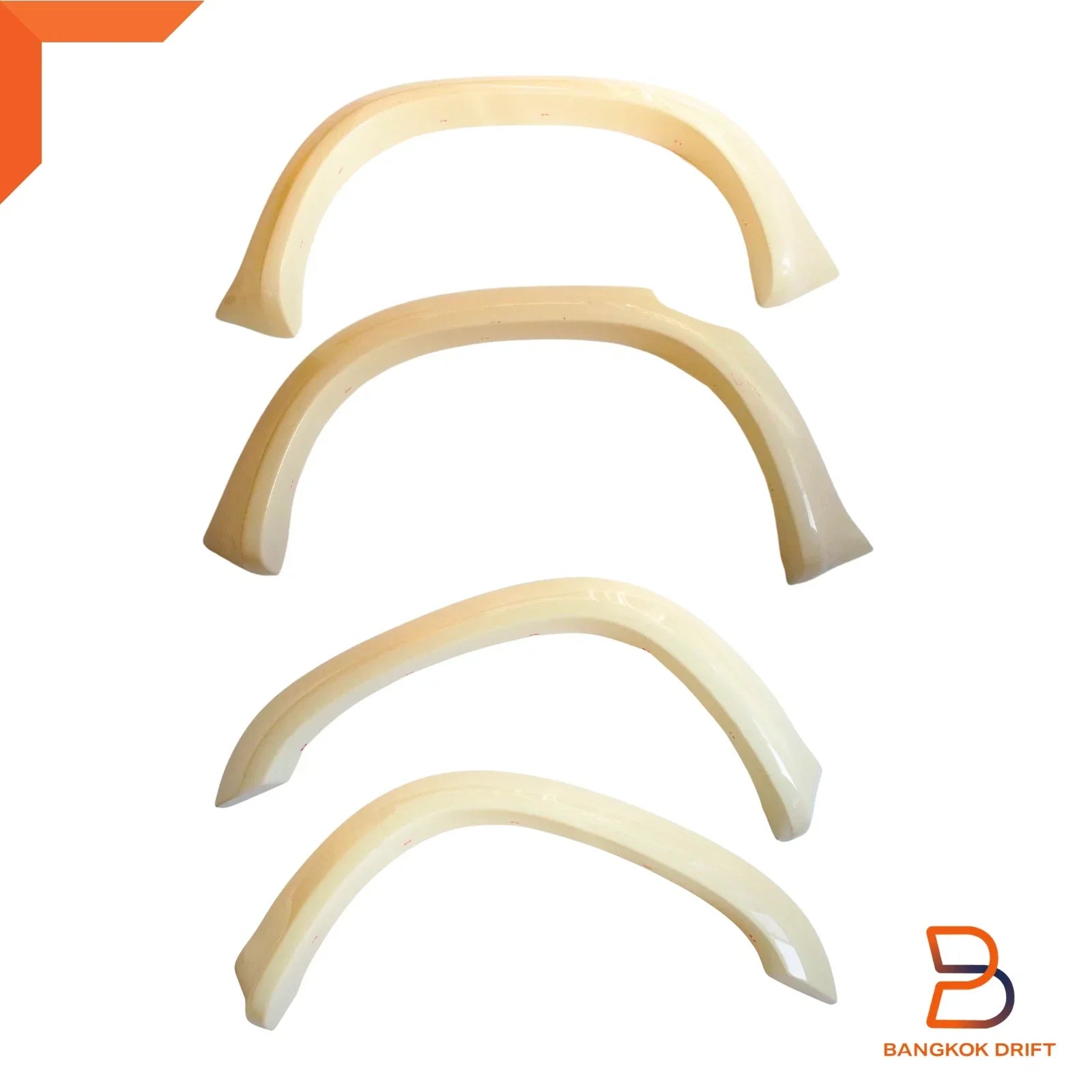 Unpainted Wheel Arches Fender Flares for Toyota Hilux Ute (88-96)
