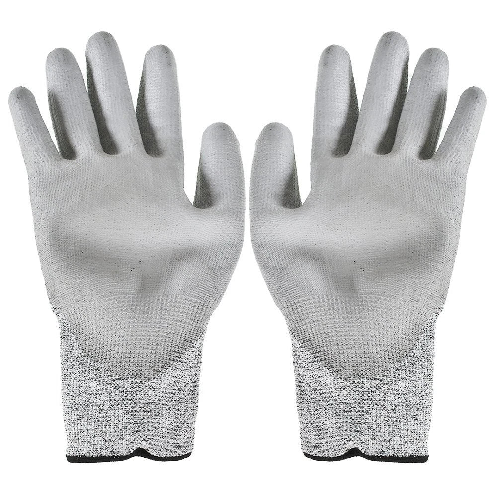 Safety Grip Work Gloves Cut Resistant Non-Slip PU Coated