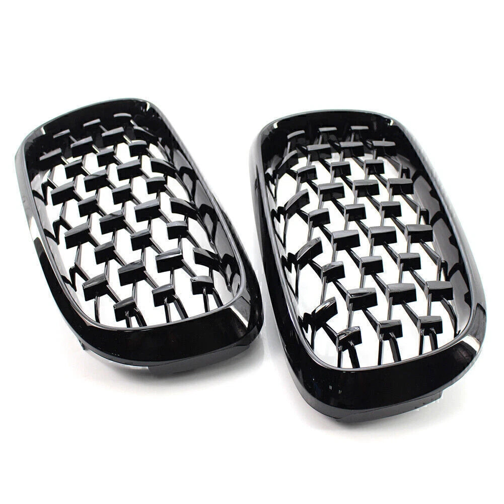 ABS Front Grille for BMW X5 F15 (2014–2016) Glossy Black Meteor Style