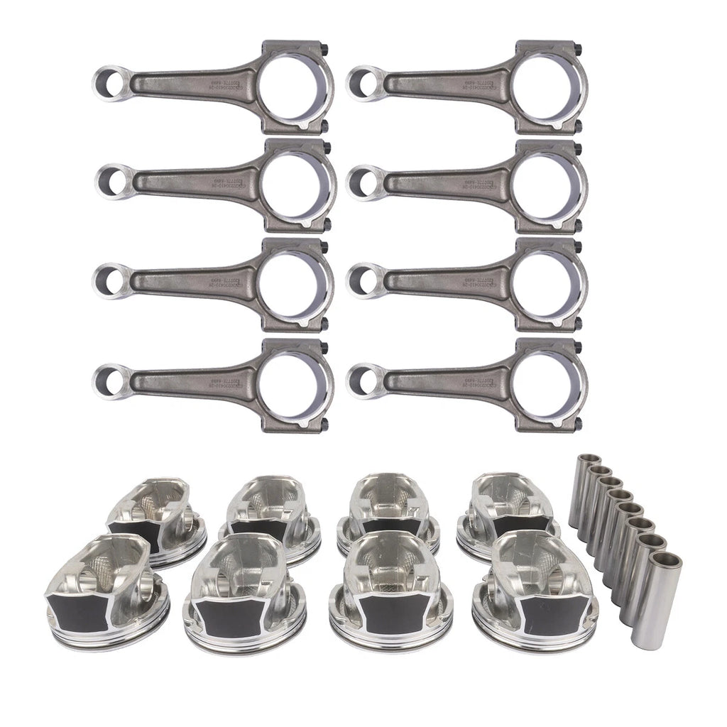 Set of 8 Pistons Connecting Rods for Dodge Chrysler Jeep 5.7L Hemi (2009–2014)