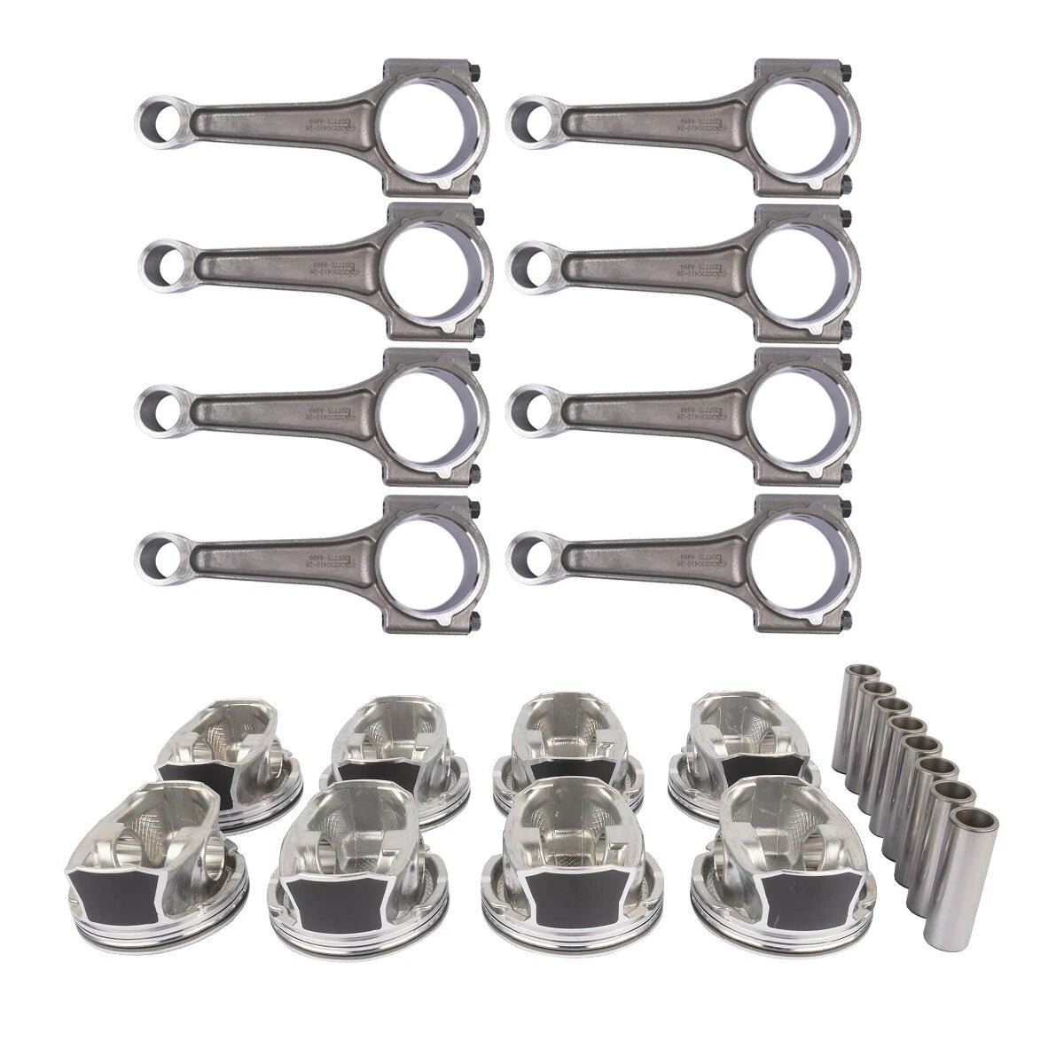 Set of 8 Pistons Connecting Rods for Dodge Chrysler Jeep 5.7L Hemi (2009–2014)