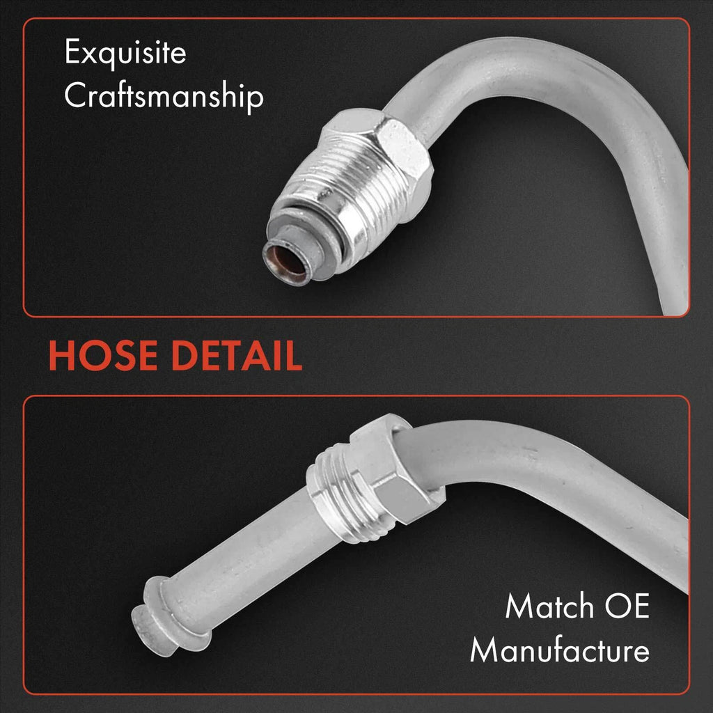 2X Power Steering Pressure & Return Line Hose for Chevy GMC C/K1500 (1988–1998)