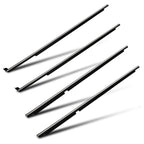 Set of 4 Window Scraper Seal Belt Weatherstrip for Toyota Corolla (1996–2001)