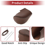 1 Pcs Gear Shift Knob Cover for Honda HR-V (2023–2024) Brown Faux Leather