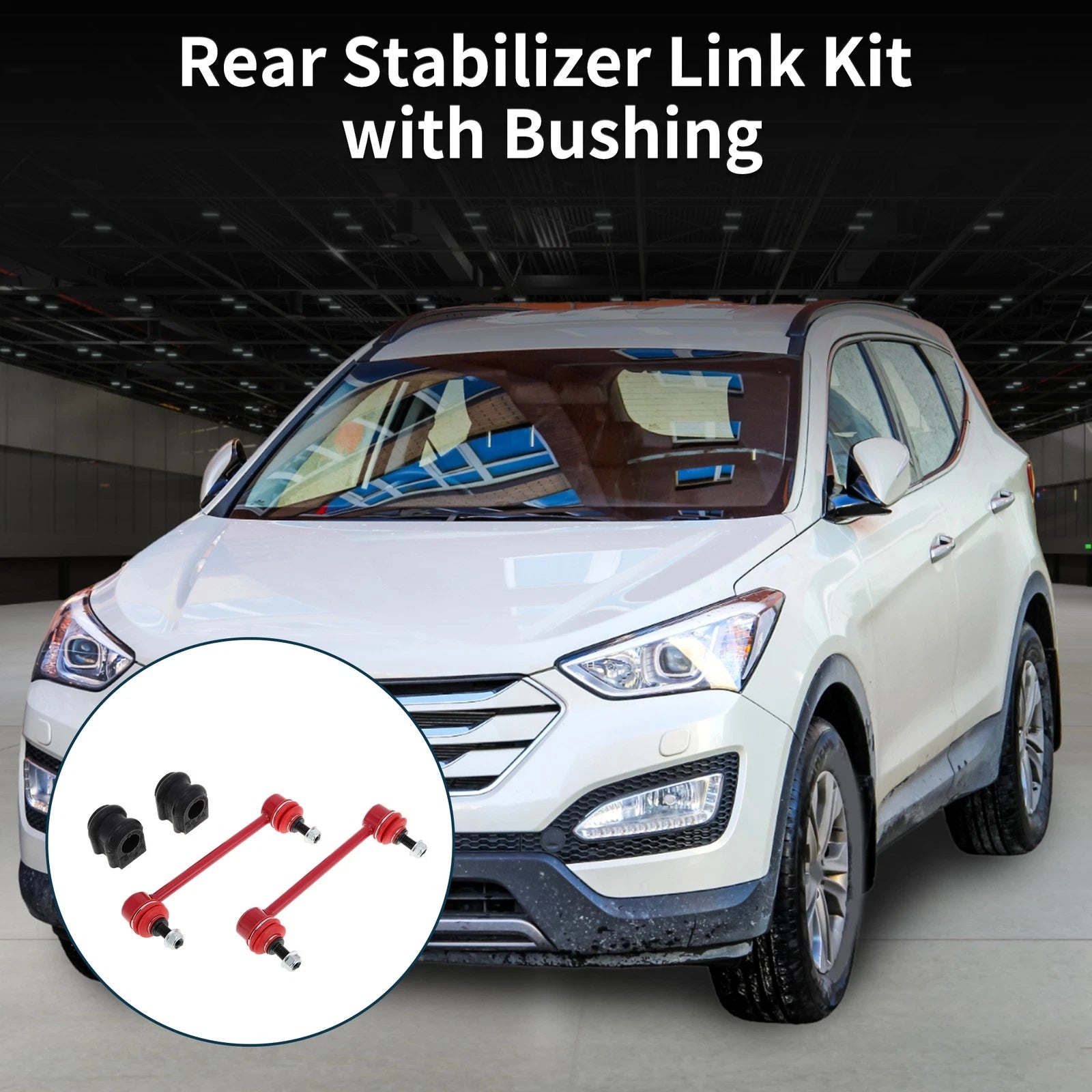Rear Stabilizer Bar Links with 2 Pcs Bushing for Hyundai Elantra (2011–2016)