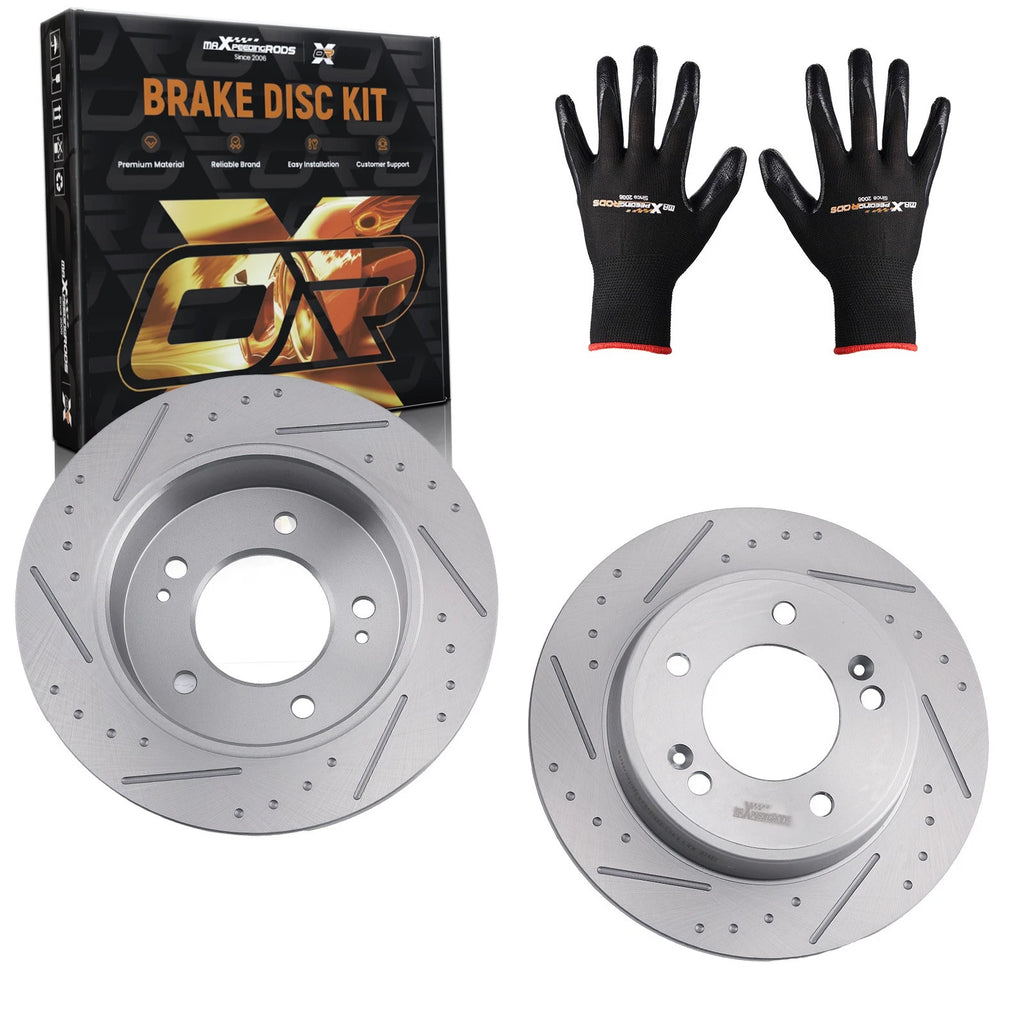 Rear Brake Rotors Pair for Hyundai Elantra (2011–2020) Kia Forte5 (2014–2024) S31603