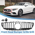 Front Upper Bumper Grille for Mercedes-Benz CLS400 (2015–2018) Black