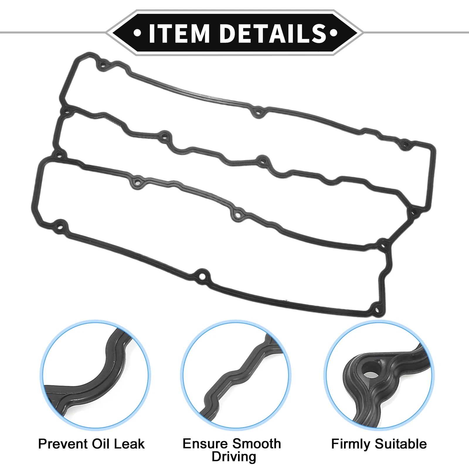 Valve Cover Gasket No.MD349844 for Mitsubishi Pajero 3.5L (2000–2007)