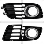 ABS Plastic Fog Light Grille Cover for Audi A4L B8 (2009–2012)