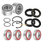 Front & Rear Wheel Bearings Seals Kit for Yamaha Big Bear 400 IRS (2007–2012)