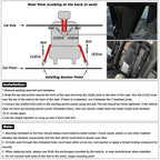 2" 4-Point Adjustable Racing Seat Belt Harness for Universal Fit