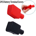 Set of 2 PVC Battery Terminal Covers for Universal Applications (62mm x 30mm x 25mm)