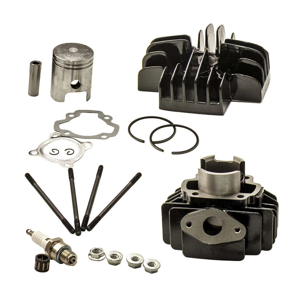 Top End Kit for Yamaha PW50 QT50 (1979–2017) - Piston Cylinder Head