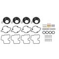 Set of 4 Carburetor Repair Kit Diaphragm Gasket for Honda CBR600F4 (1999–2000)