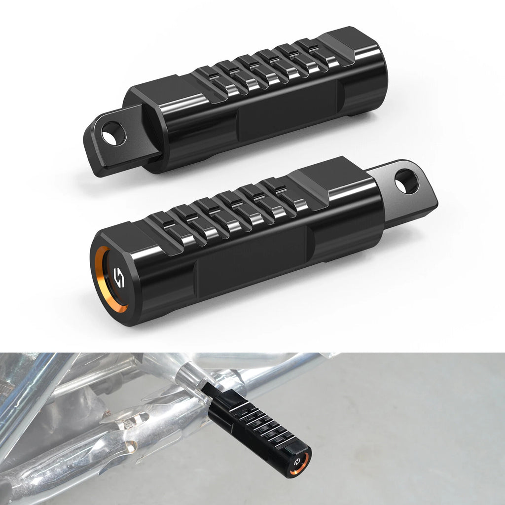 Front Footpegs Footrests for Harley Iron 883 XL883N (2009–2018) 51323-08 51327-08