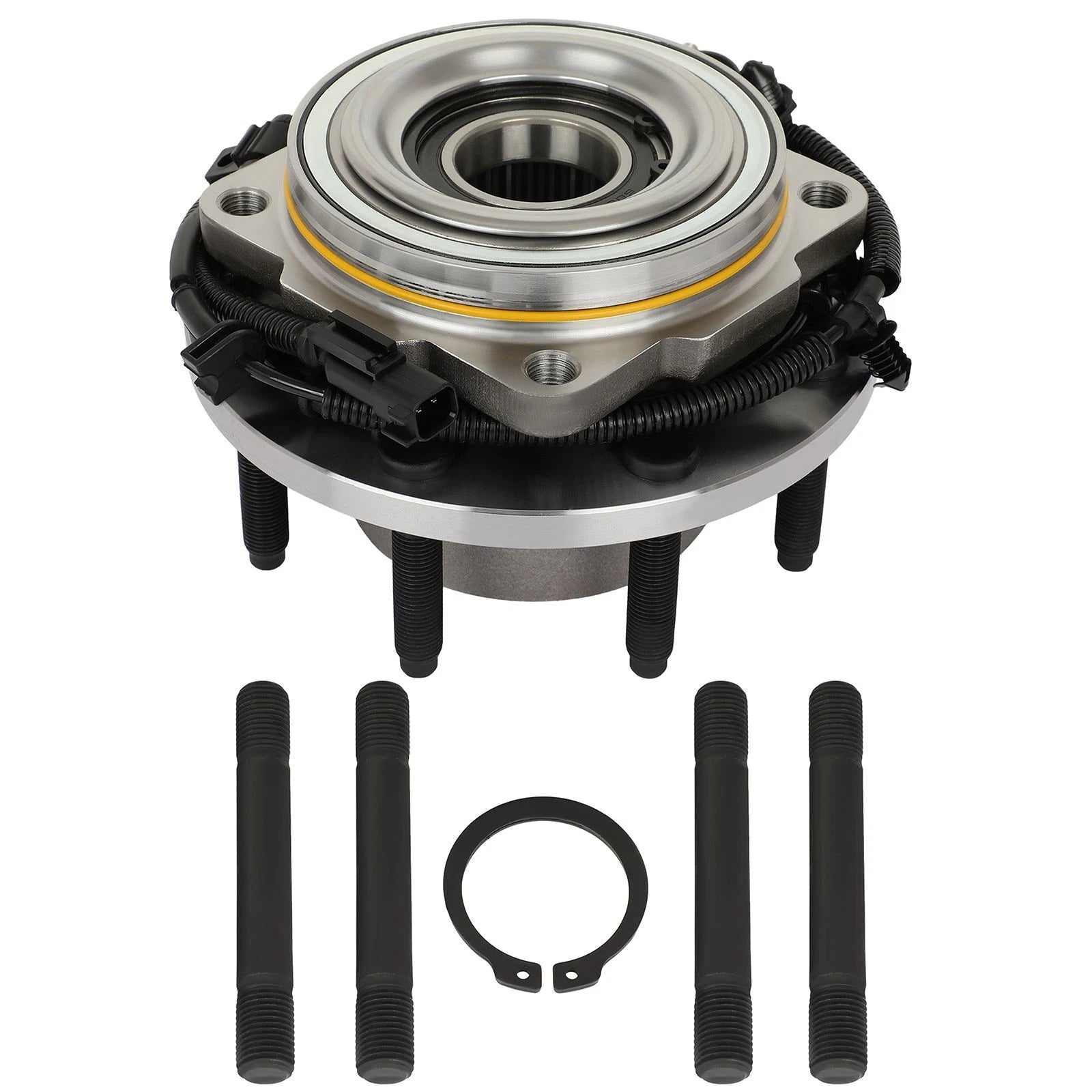 2 Front Wheel Hub Bearings for Ford F-250 F-350 Super Duty (2017–2020) 4WD