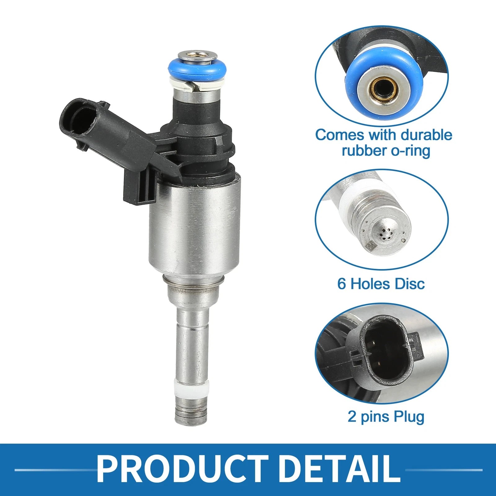 Set of 4 Fuel Injectors No.06H906036G for VW Passat B6 B7 (2005–2014)